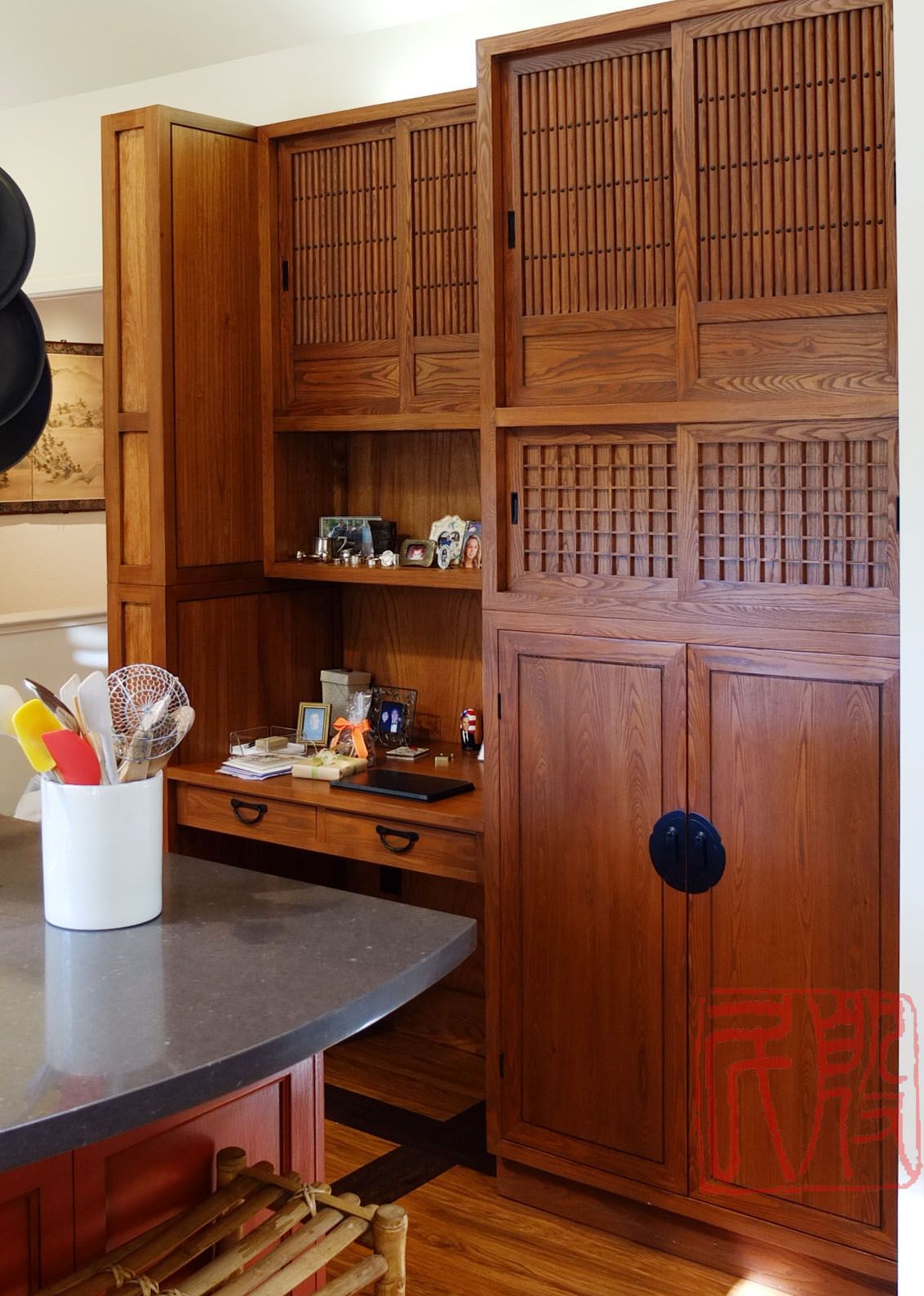 Japanese-Inspired Cabinet