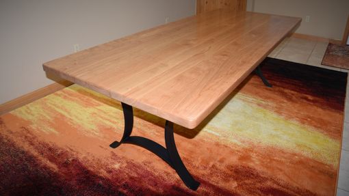Custom Made Solid Black Cherry Wood Dining Table Top