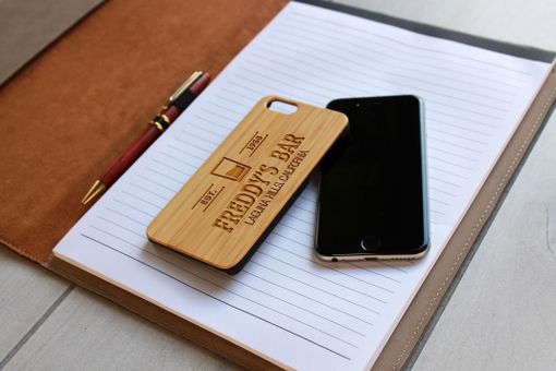 Custom Made Custom Engraved Wooden Iphone 6 Case --Ip6-Bam-Freddy's Bar Classic