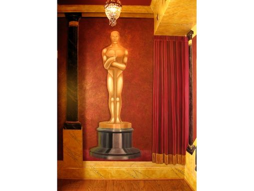 Custom Made Art Deco Movie Palace Trompe L'Oeil Mural By Visionary Mural Co.