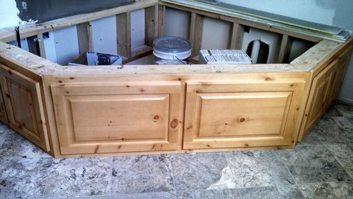 Custom Made Knotty Pine Jacuzzi Wrap