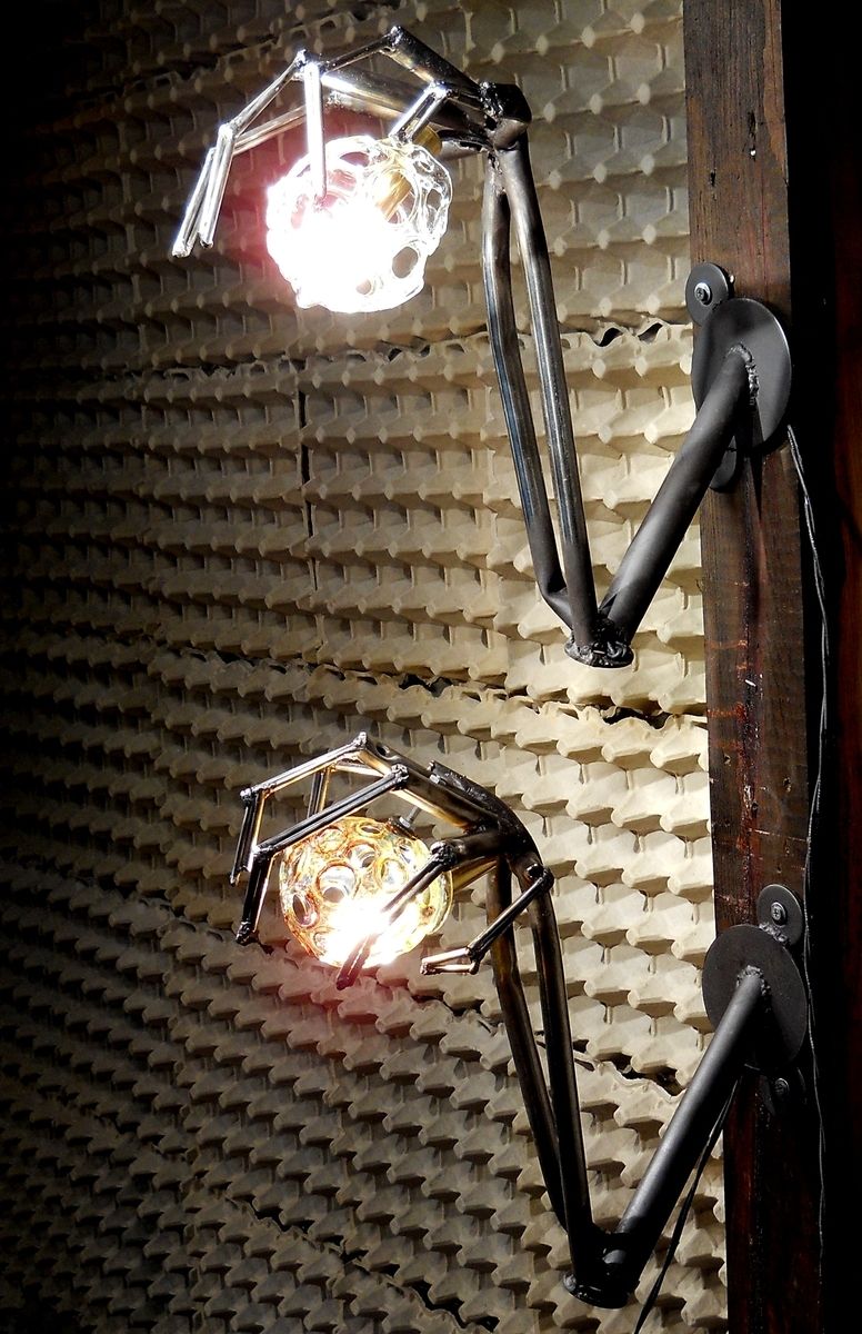 Hand Made Skeleton Hand Lamps. Custom Floor, Desk, Wall Sconce Or