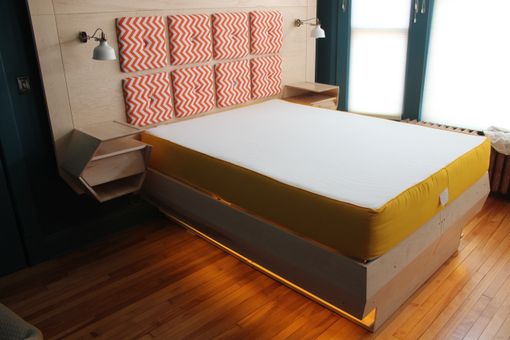 Custom Made Modern Storage Bed