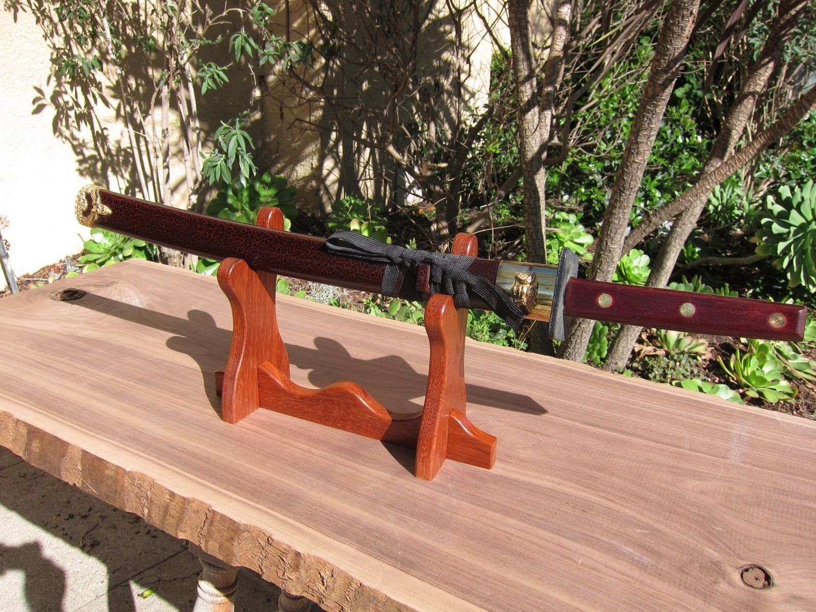 Hand Made Samurai Sword Stand by SpenchCraft