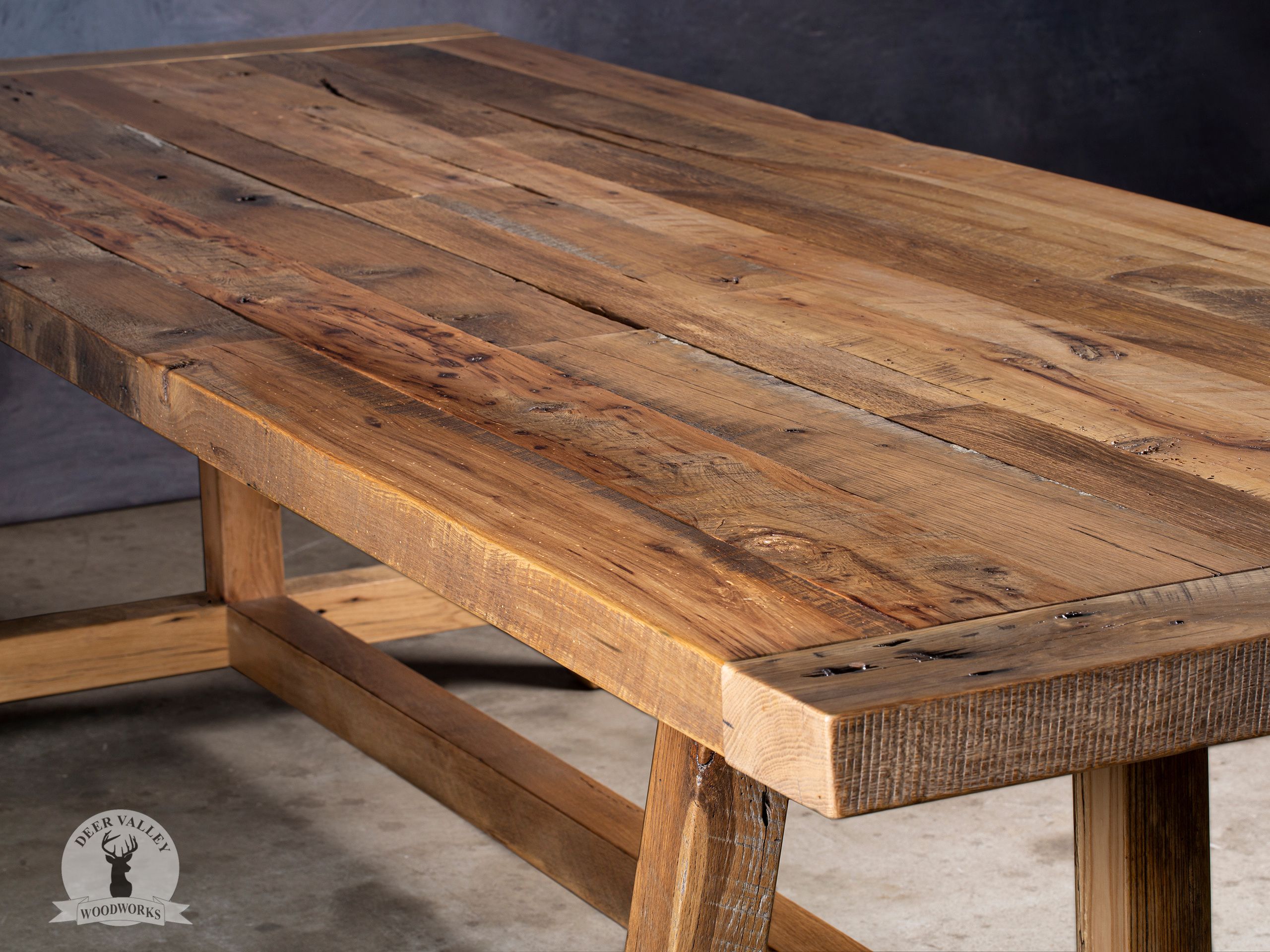 Buy Hand Made Reclaimed Wood Dining Table, Barnwood Table, Farmhouse