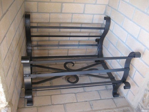Custom Fireplace Basket By May Tower Forge Custommade Com