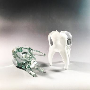 Custom Made Solid Hand Blown Glass Wisdom Tooth