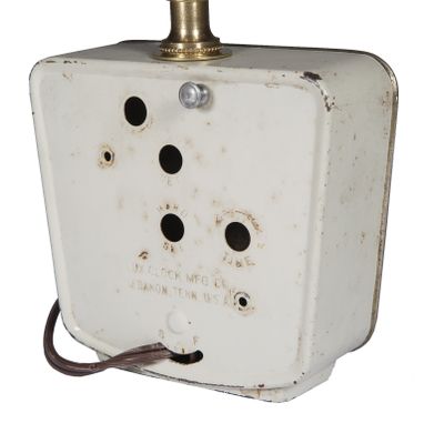 Custom Made Vintage Child's Safe Bank Mini Table Lamp