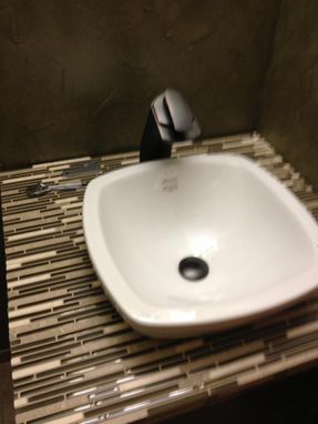 Custom Made Custom Bathroom Vanity/Sink