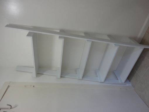 Custom Made Angled Ladder Shelf