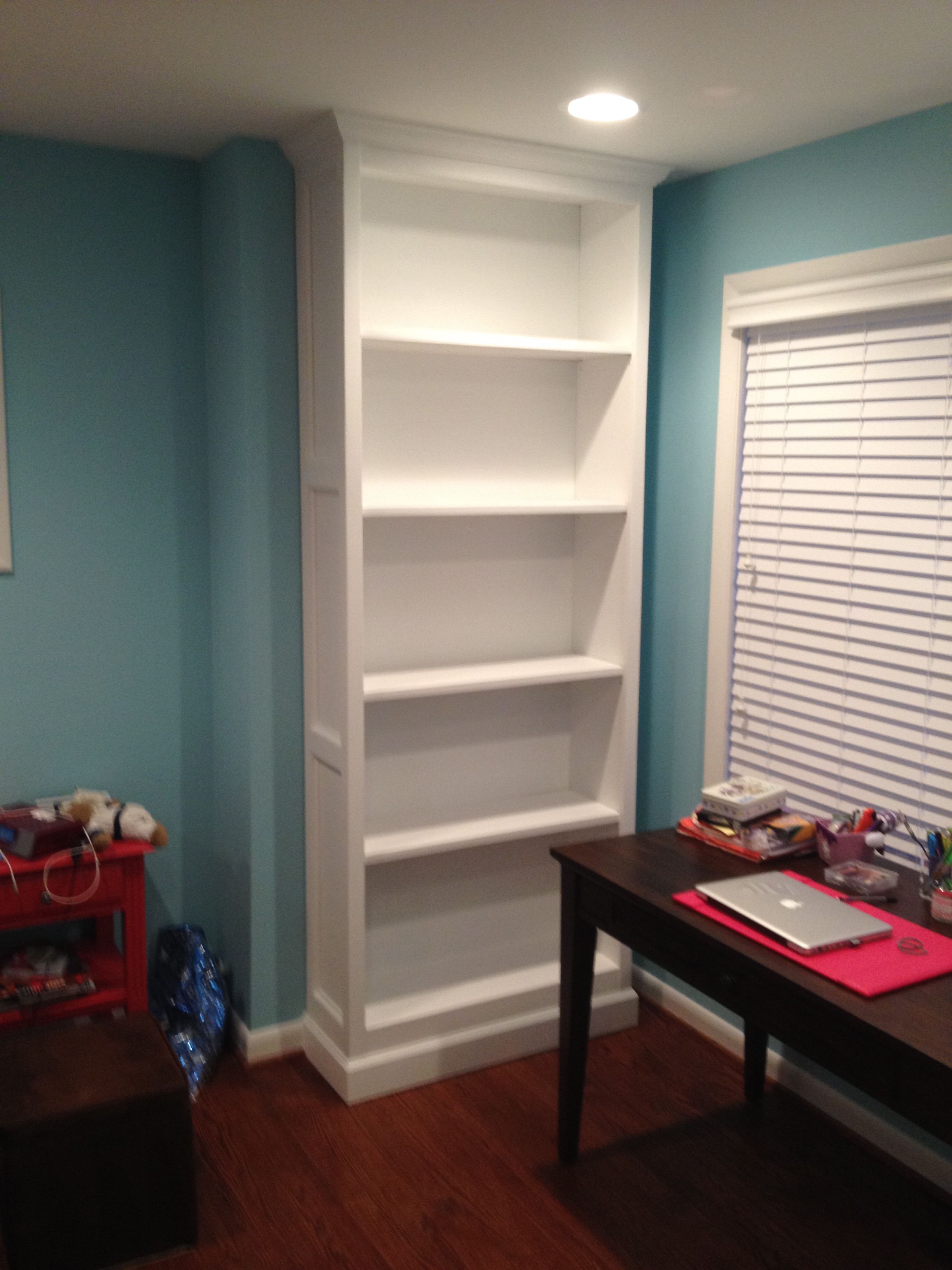 Custom Made Bookshelf by BK Renovations, Inc