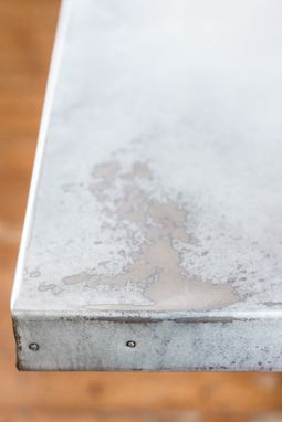 Custom Made Industrial Zinc Table