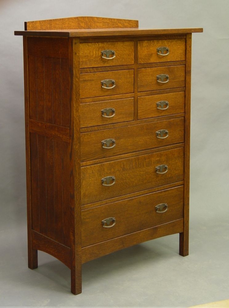 Custom Made Tall 9 Drawer Mission Chest by Dryad Studios