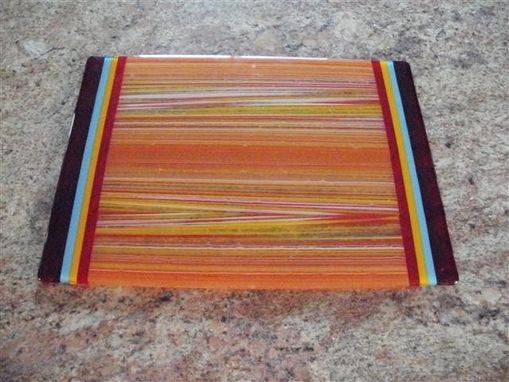 Custom Made Fused Glass Cutting Board