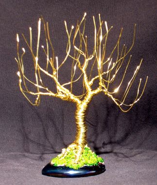 Custom Made Upright Willow - Mini Wire Tree Sculpture