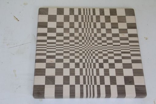 Custom Made Cutting Board, Optical Illusion