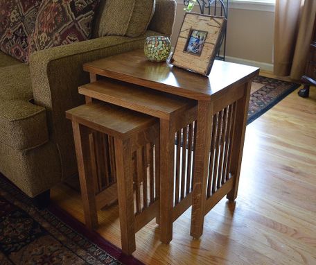 Custom Made Mission Nesting Tables