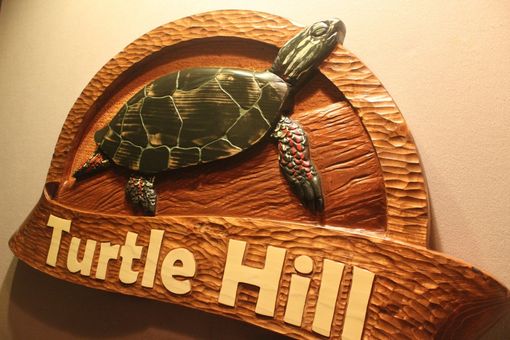 Custom Made Turtle Signs, Wildlife Signs, Custom Carved Home Signs By Lazy River Studio