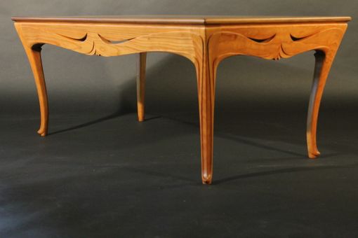 Custom Made Art Nouveau Coffee Table