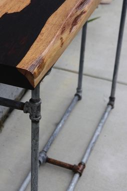 Custom Made Industrial Console Table