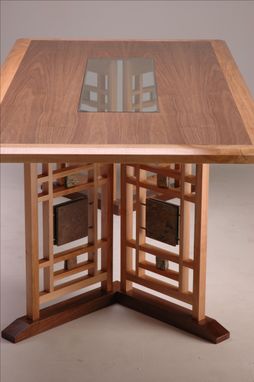 Custom Made Dining Room Table Inspired By Frank Lloyd Wright
