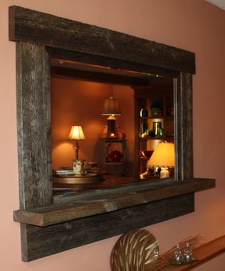 Custom Made Reclaimed Lumber Mirror For Any Room Of Your Home