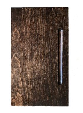 Custom Made Wood Receipt Board With Pen Grove