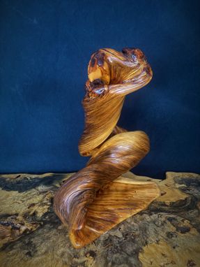 Custom Made Free Standing Rustic Twisted Juniper Sculpture