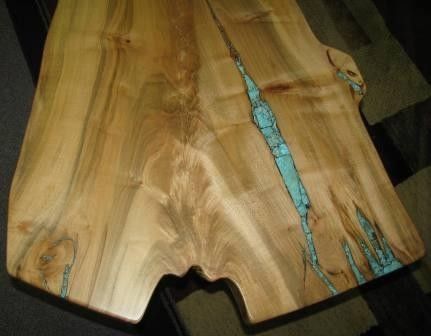 Custom Made Figured Maple Coffee Table