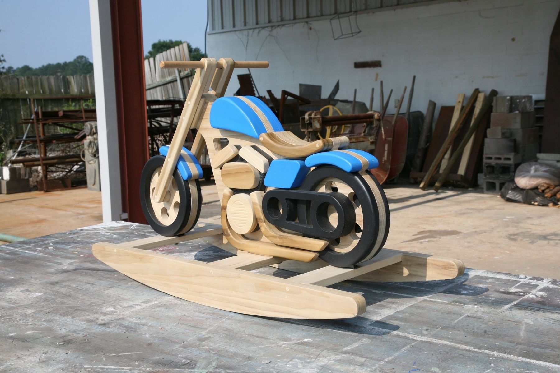 Custom Made Motorcycle Rocking Horse by Digital_Processes, Llc ...