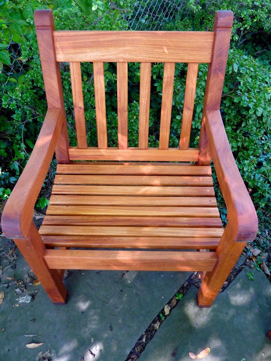 Custom Made Outdoor Mahogany Chairs by Mann Designs | CustomMade.com