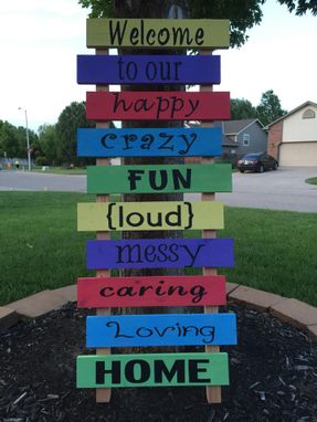 Custom Made Wooden Plank Signs - Welcome Signs & Wedding Signs