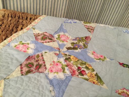 Custom Made Alice's Tea Set:  Baby Quilt Or Wall Hanging