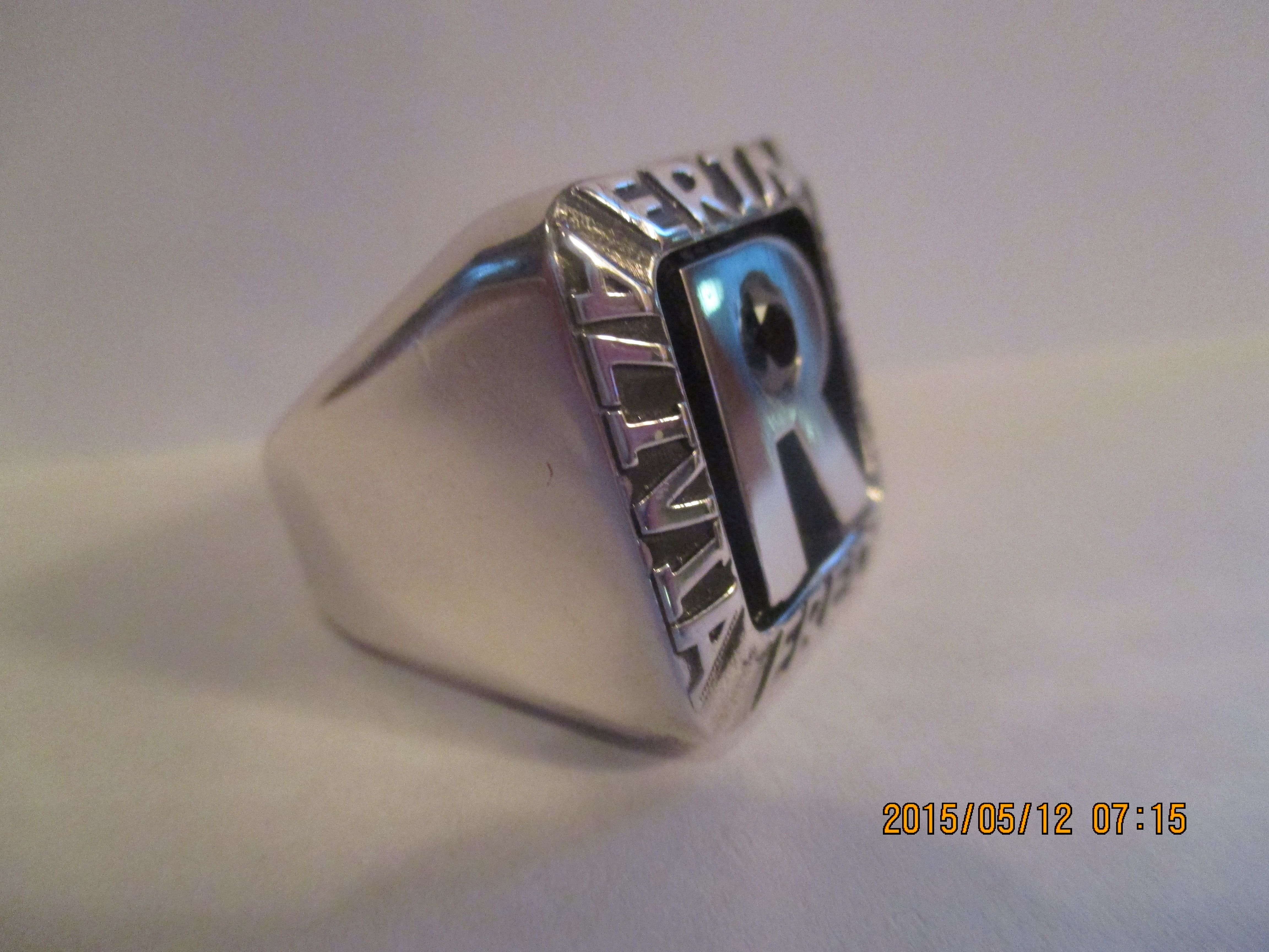 Hand Made Custom Military Style, Superbowl Style, Gent's Signet Ring ...