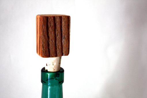 Custom Made Reclaimed Wood Bottle Stops // Wine Stopper // Wooden Barware