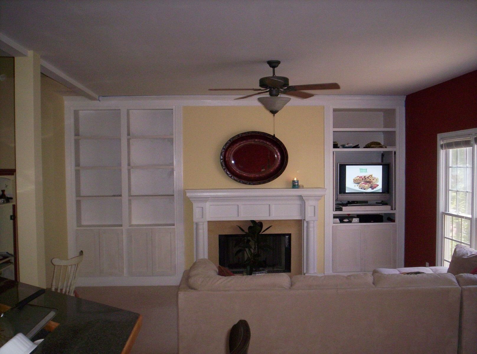 Hand Crafted Living Room Built Ins By Blue Ridge Woodworks Of