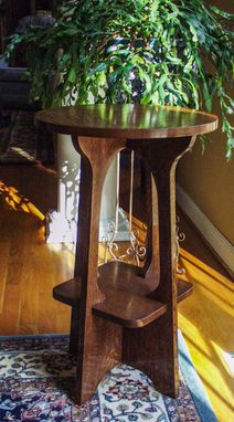 Custom Made Arts And Crafts Tabouret Table