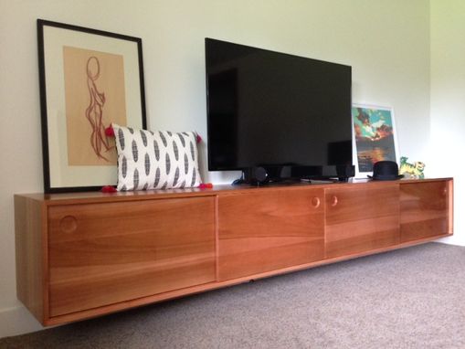 Custom Made Modern Floating Credenza