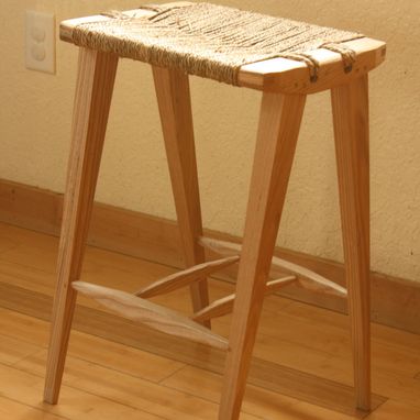 Custom Made Mid Century Modern Stool