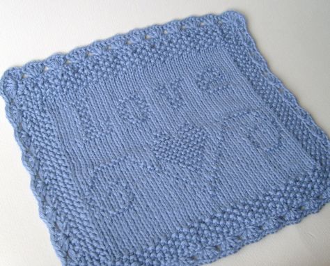 Custom Made Luxury Knit Hand Towel - Love Embossed Design