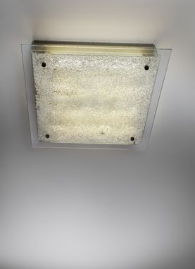 Custom Made Quartz Crystal Glass Ceiling Light
