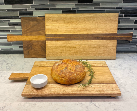 Custom Made Solid Wood Bread Board And Serving Boards