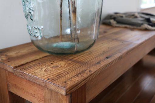 Custom Made Reclaimed 80+ Year Old Barnwood Bench - Solid Wood, Handmade