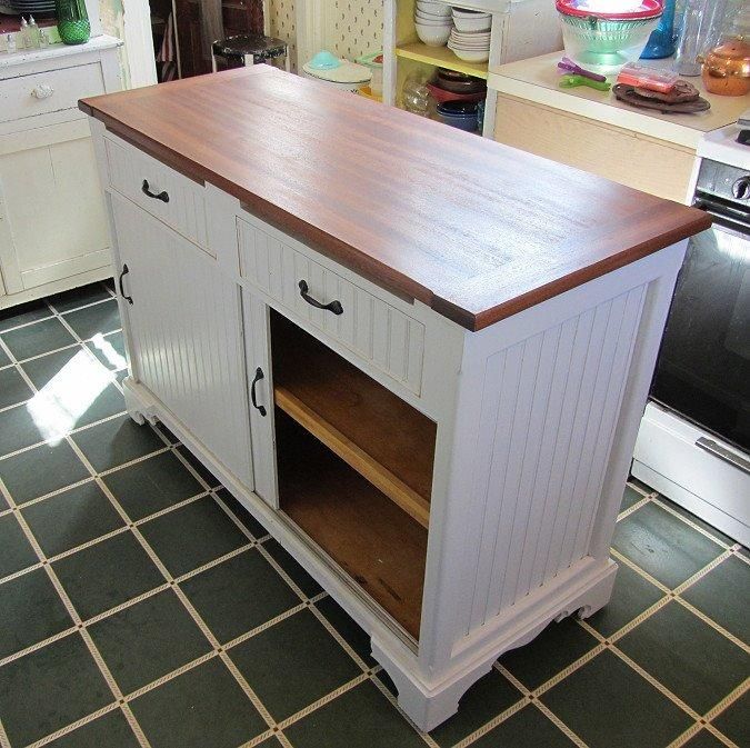 Custom Made Kitchen Island by Woodward Woodworks