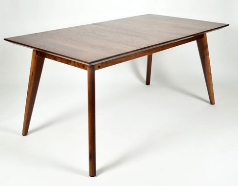 Custom Made Midcentury Inspired Walnut Dining Table