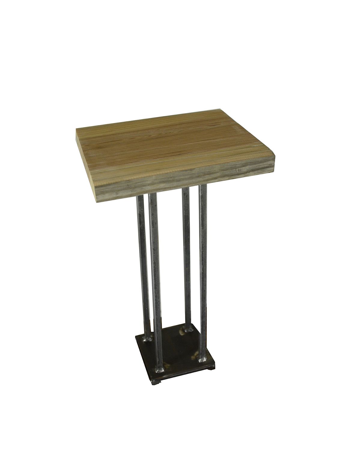Buy Hand Made Collector's Edition Industrial End Table / Side Table