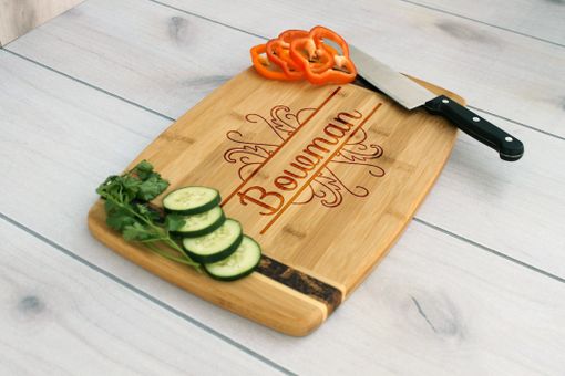 Custom Made Personalized Cutting Board, Engraved Cutting Board, Custom Wedding Gift – Cb-Bamm-Bowman