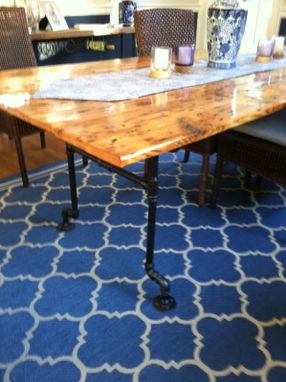 Custom Made Reclaimed Barnwood Dining Room Table
