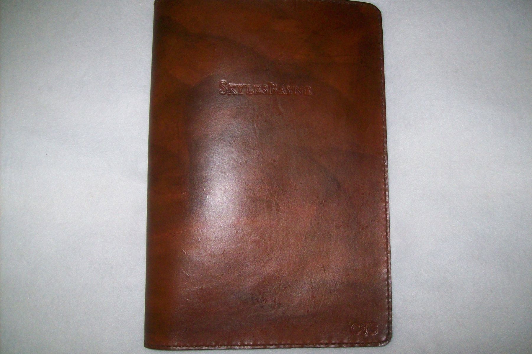 Buy Hand Crafted Custom Leather Legal Size Portfolio/Padfolio, made to  order from Kerry's Custom Leather