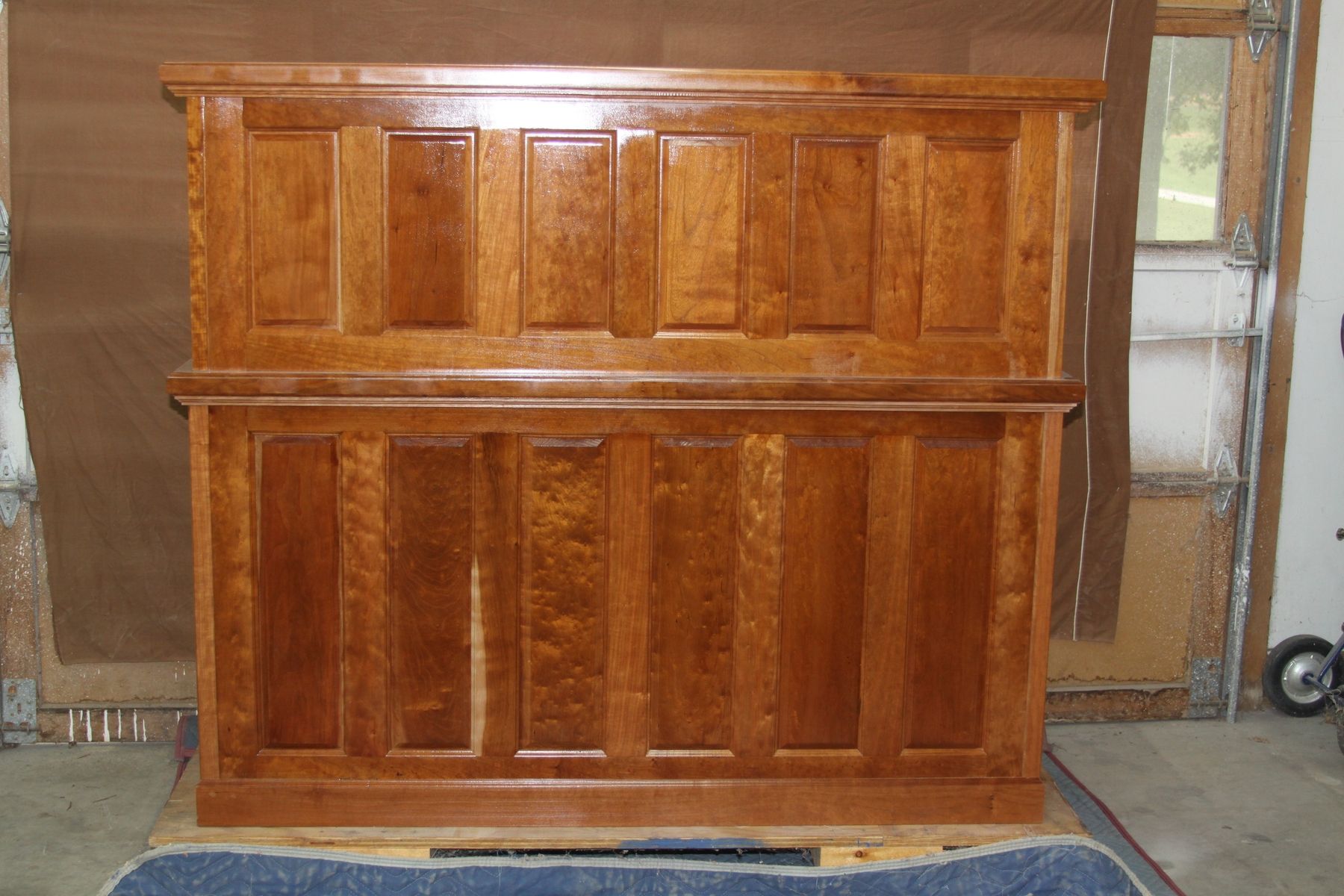 Custom Made Cherry Roll Top Desk by Specialty Woodwork